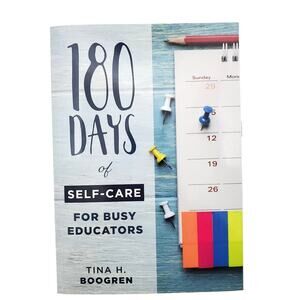 180 Days of Self-Care for Busy - Paperback, by Tina H. Boogren - Excellent